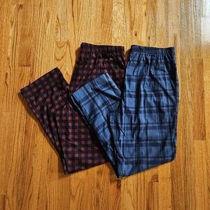 (2) Men's Checkered Nautica Lounge Pants Size Large